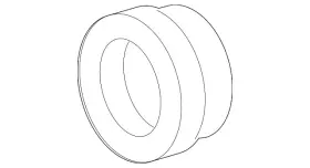 17451-31020 Lexus Genuine Chrome Extension Gasket
