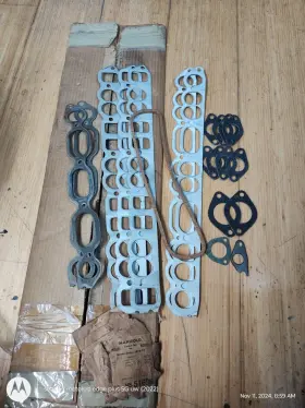 5169k Lincoln 1936- 1937 Zephyr New Old Stock Manifold Gasket Set 21