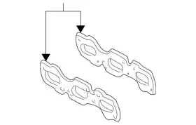 Gy01-13-460b Mazda Genuine Gasket