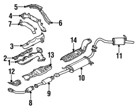 Je16-13-4g0a Mazda Genuine Manifold Gasket