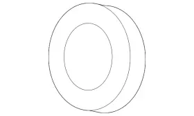 L362-40-581 Mazda Genuine Exhaust Manifold Flange Gasket