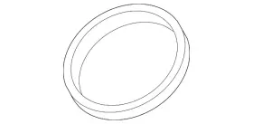 L3a1-40-581 Mazda Genuine Exhaust Pipe To Manifold Gasket