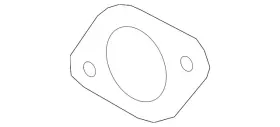 L505-40-305b Mazda Genuine Resonator And Pipe Gasket