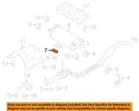Pe2340305 Mazda Oem 10-18 3 2.0l-l4 Exhaust System-muffler Gasket
