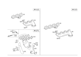 1121420180 Mercedes-benz Genuine Gasket