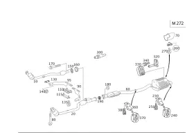 208-492-00-81 Mercedes-benz Genuine Sealing Ring