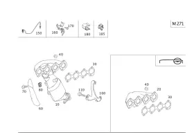 272-142-06-80 Mercedes-benz Genuine Gasket