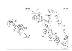 276-142-01-80 Mercedes-benz Genuine Multi-hole Seal