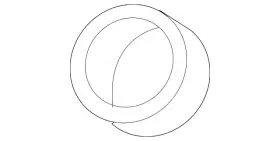 1575a082 Mitsubishi Genuine Front Pipe Seal