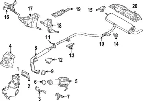 1584b602 Mitsubishi Genuine Mnfd With Converter Gasket