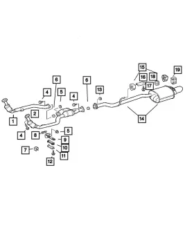05097567aa Mopar Genuine Exhaust Seal 5097567aa