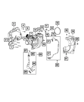 68224177aa Mopar Genuine Exhaust Gasket