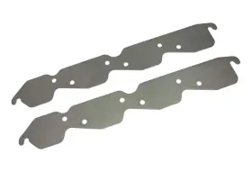 25160 Moroso Exhaust Cover Plates - Aluminum Pair