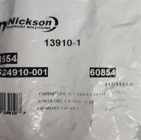 13910-1 Nickson Industries Manifold Flange Gasket Nip