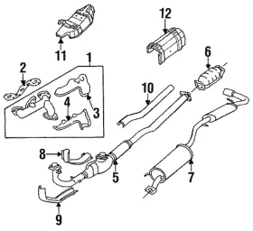 14037-v5000 Nissan Genuine Manifold Gasket