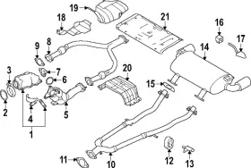 20813-5ca0a Nissan Genuine Converter And Pipe Gasket