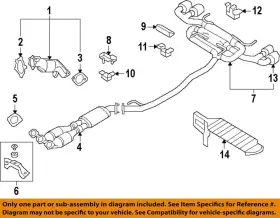 14445jf01b Nissan Oem 09-23 Gt-r Exhaust Components-catalytic Cnvrtr Gasket