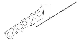 948-111-181-01 Porsche Genuine Manifold Gasket