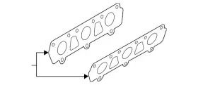 958-111-181-10 Porsche Genuine Gasket