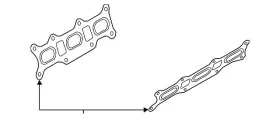 958-111-181-20 Porsche Genuine 2013-2016 Cayenne - Manifold Gasket