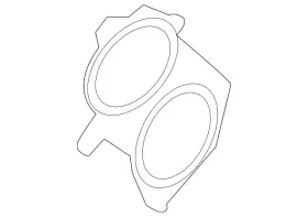 982-251-263-a Porsche Genuine Exhaust Muffler Gasket