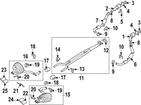 Pab-253-115-b Porsche Genuine Converter And Pipe Gasket