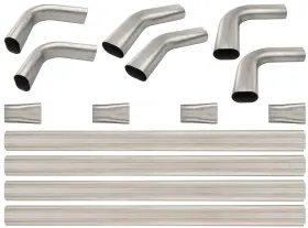 Svv43 Pypes Performance Exhaust Universal Builders System Kit Oval 3.5 Inch X