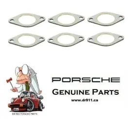 93011119113 Reinz Oem Porsche 911 930 Exhaust Manifold Gasket Set Of 6 39 Mm Port I.d