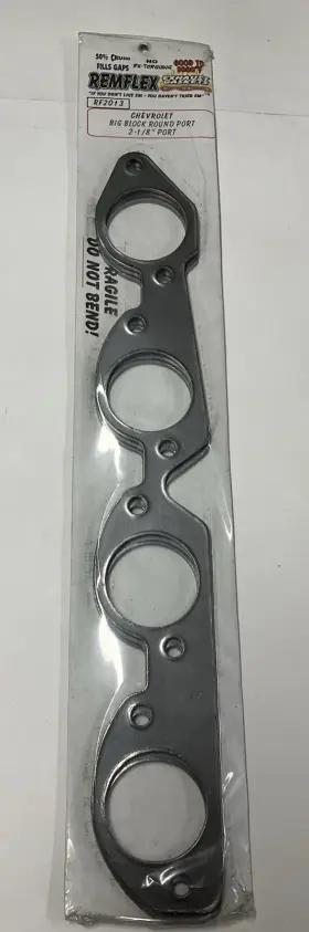 Rf2013 Remflex 183181000806 New Exhaust Gaskets Graphite Big Block Round Port 2 1/8 Inch