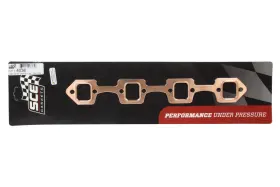 4036 Sce Gaskets Ford Windsor Copper Embossed Exhaust Gasket