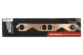4311 Sce Gaskets Pro Copper Header Gasket - 1.350 X 1.700 In Oval Port- Pair
