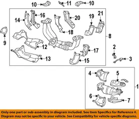 44616aa310 Subaru Oem 19-23 Ascent Exhaust Components-cross Over Pipe Gasket