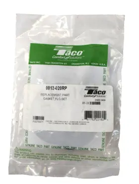 0012-020rp Taco Gasket Flange Set Replacement Part Automotive Tool Unit