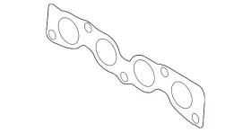 17173-wb001 Toyota Genuine Mnfd With Converter Gasket