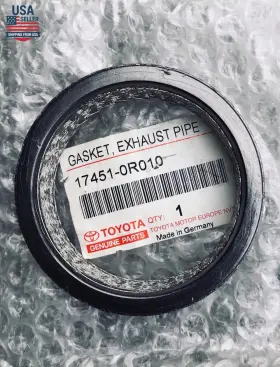 17451-0r010 Toyota Avensis T25/27 Gasket Exhaust Pipe Ring 75.5mm Genuine 174510r010