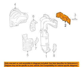 171730v010 Toyota Oem 09-21 Avalon Manifold-exhaust Manifold Gasket