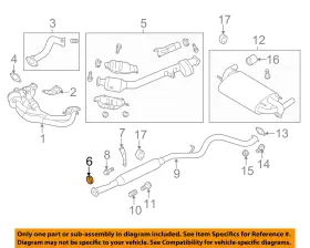 Su00301112 Toyota Oem 13-23 86 Exhaust Components-converter Pipe Gasket