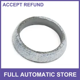 Uauto1 726215680973 One Car 60mm Inner Graphite Exhaust Tail Pipe Donut Gasket Muffler Seal Ring