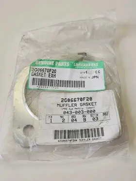 2g06670f20 Uni Carrier Muffler Exhaust Gasket Brand New/free Shipping