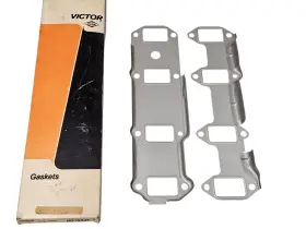 Ms15521 Victor Dana Steel Exhaust Gaskets Fit 1958-1966 Ford 1 Ton 398 V8 Made Usa Nos