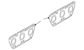 07c-253-039-d Volkswagen Genuine Manifold Gasket