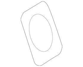 7b0-253-115-b Volkswagen Genuine Converter And Pipe Gasket