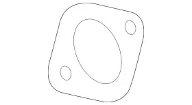 7b0-253-115 Volkswagen Genuine Cross Over Pipe Gasket