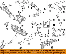 059253115 Volkswagen Oem 09-12 Touareg Exhaust Components-front Pipe Gasket