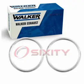 C586 Walker Exhaust 43-63 2 Pc Pipe Flange Gaskets For 1990-1991 Honda Prelude 2.1l L4 Nl