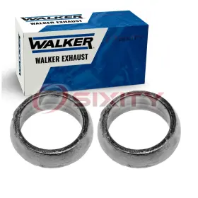 Sx-cf4m Walker Exhaust 2 Pc Converter Inlet Left Pipe Flange Gaskets For 1996-2000 Sj