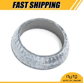 X Autohaux 718844724043 One Car Graphite Header Manifold Downpipe Exhaust Donut Gasket 48mm Universal