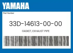 Yamaha 33d-14613-00-00 Genuine Gasket Exhaust Pipe -