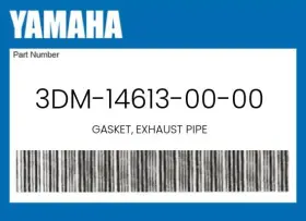 3dm-14613-00-00 Yamaha Genuine Gasket Exhaust Pipe -