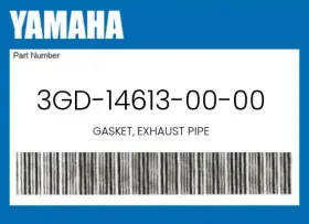 3gd-14613-00-00 Yamaha Genuine Gasket Exhaust Pipe -